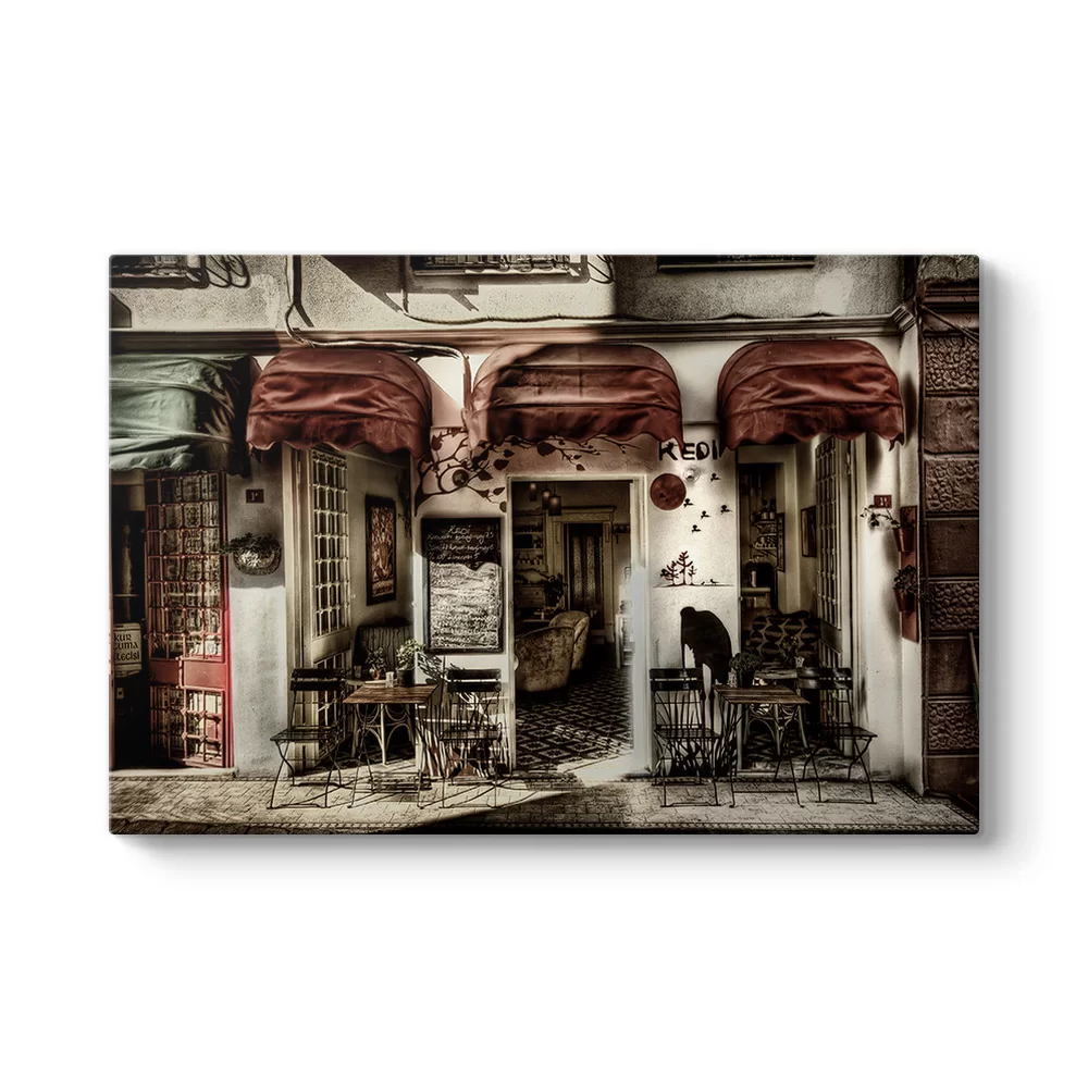 Kedi Cafe Tablosu - Model 1